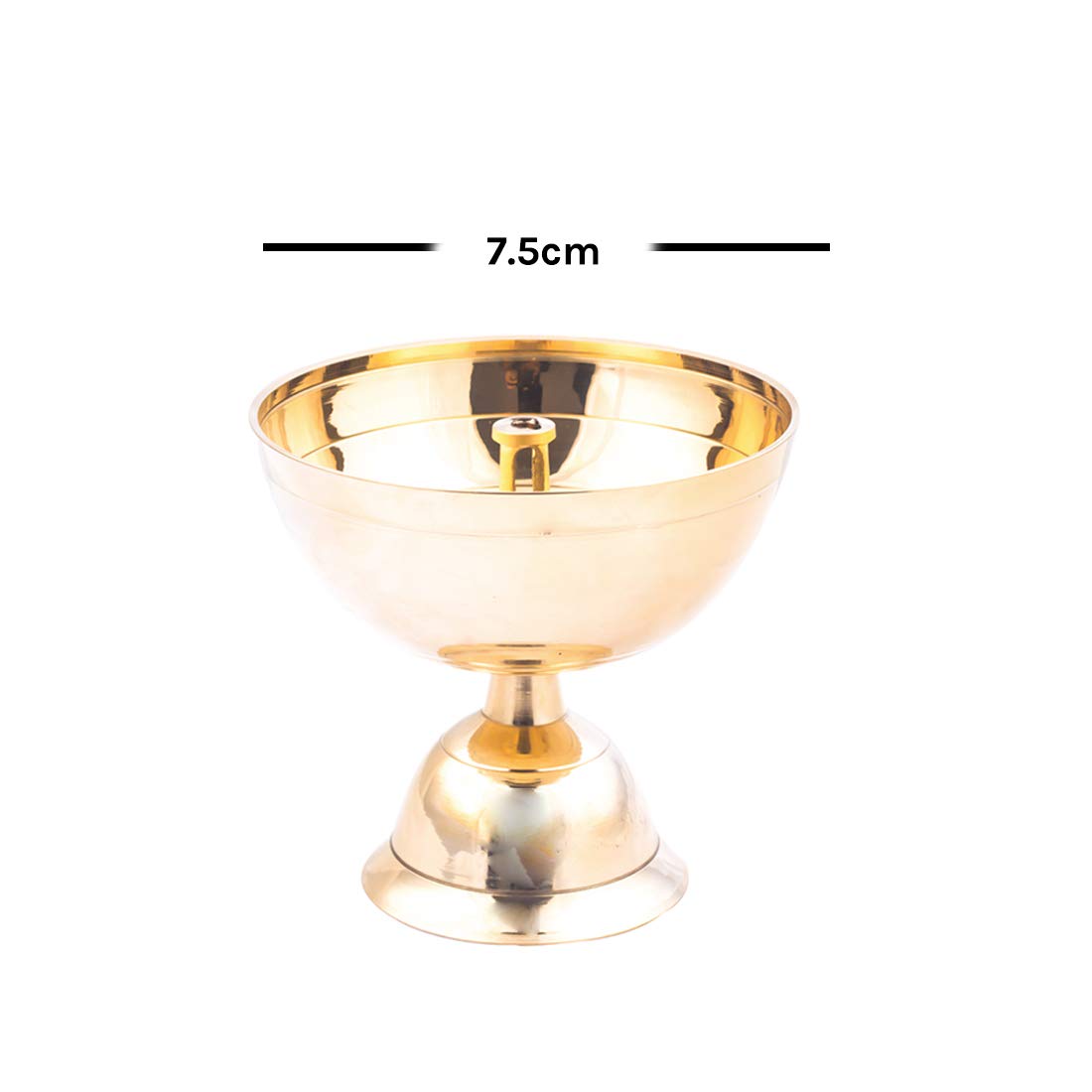 Rolimoli Pure Brass Paro Pyali Akhand Diya (7.5CM)